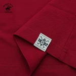 Beverly Hills Polo Club - Áo polo Ngắn tay Nam Regular Fit Đỏ đô Trơn -  BHPC PMRSS24TL002 — ảnh 6