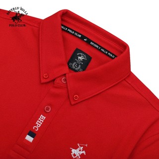 Áo polo Ngắn tay Nam Slim Fit Đỏ Trơn Beverly Hills Polo Club - BHPC PMSSS24TL012