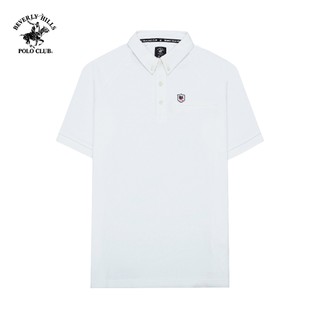 Beverly Hills Polo Club - Áo polo Ngắn tay Nam Slim Fit Trắng Trơn -  BHPC PMSSS24TL013