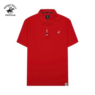 Áo polo Ngắn tay Nam Slim Fit Đỏ Trơn Beverly Hills Polo Club - BHPC PMSSS24TL012