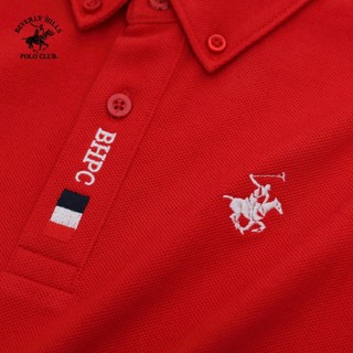 Áo polo Ngắn tay Nam Slim Fit Đỏ Trơn Beverly Hills Polo Club - BHPC PMSSS24TL012