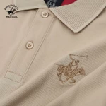 Beverly Hills Polo Club - Áo polo Ngắn tay Nam Regular Fit Nâu Trơn - BHPC PMRSS24TL007 — ảnh 3