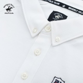Beverly Hills Polo Club - Áo polo Ngắn tay Nam Slim Fit Trắng Trơn -  BHPC PMSSS24TL013