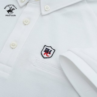 Beverly Hills Polo Club - Áo polo Ngắn tay Nam Slim Fit Trắng Trơn -  BHPC PMSSS24TL013
