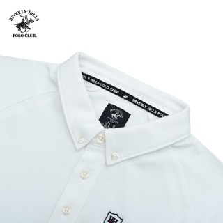Beverly Hills Polo Club - Áo polo Ngắn tay Nam Slim Fit Trắng Trơn -  BHPC PMSSS24TL013
