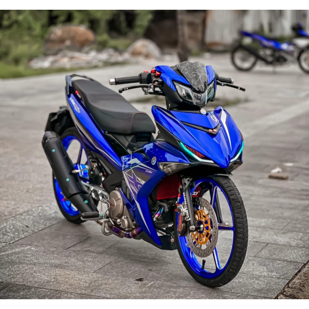 Tem rời EXCITER 150 mẫu mkinh cao cấp chất liệu in 3 lớp PPF chống nước không phai màu,NHÃN DÁN.