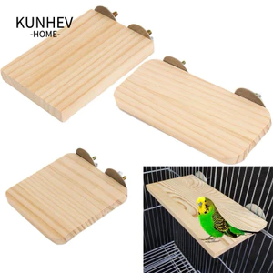 Giá Đỡ Đứng Bằng Gỗ Dùng Trang Trí Lồng Chim Vẹt