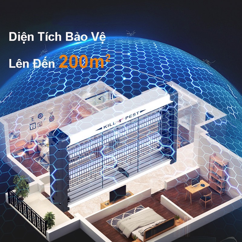 Đèn Bắt Muỗi Anhlinh Đèn Bắt Côn Trùng Lưới Điện Dẫn Dụ Muỗi Kiểu Dáng Hiện Đại Dùng Để Bàn Hoặc Treo Tường