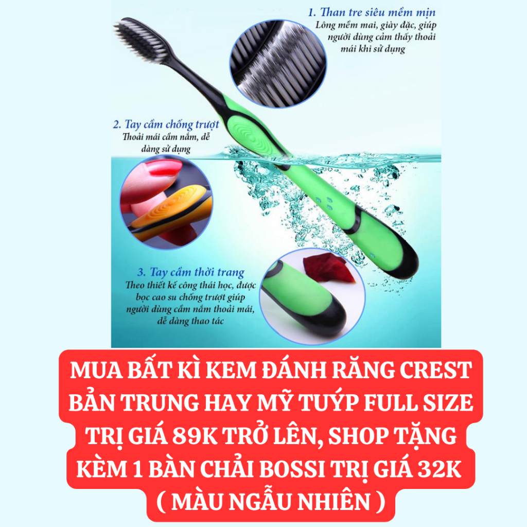 Kem đánh răng Crest Crest Hoa Anh Đào, Quả Đào, Quả bưởi 85g, 120g  - Hương thơm lãng mạn trắng răng