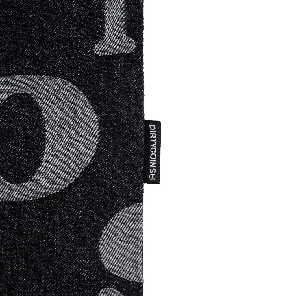 Ảnh DirtyCoins Combo Letters Monogram Denim Jersey Shirt - Black + Denim Short - Black 3