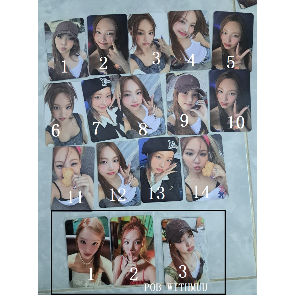 CARD CHÍNH HÃNG NAYEON ABCD NA IM NA YEON POB WITHMUU | Shopee Việt Nam