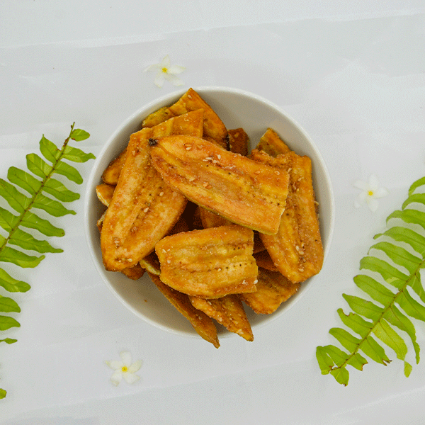 1kg Chuối sấy mè gừng giòn gãy