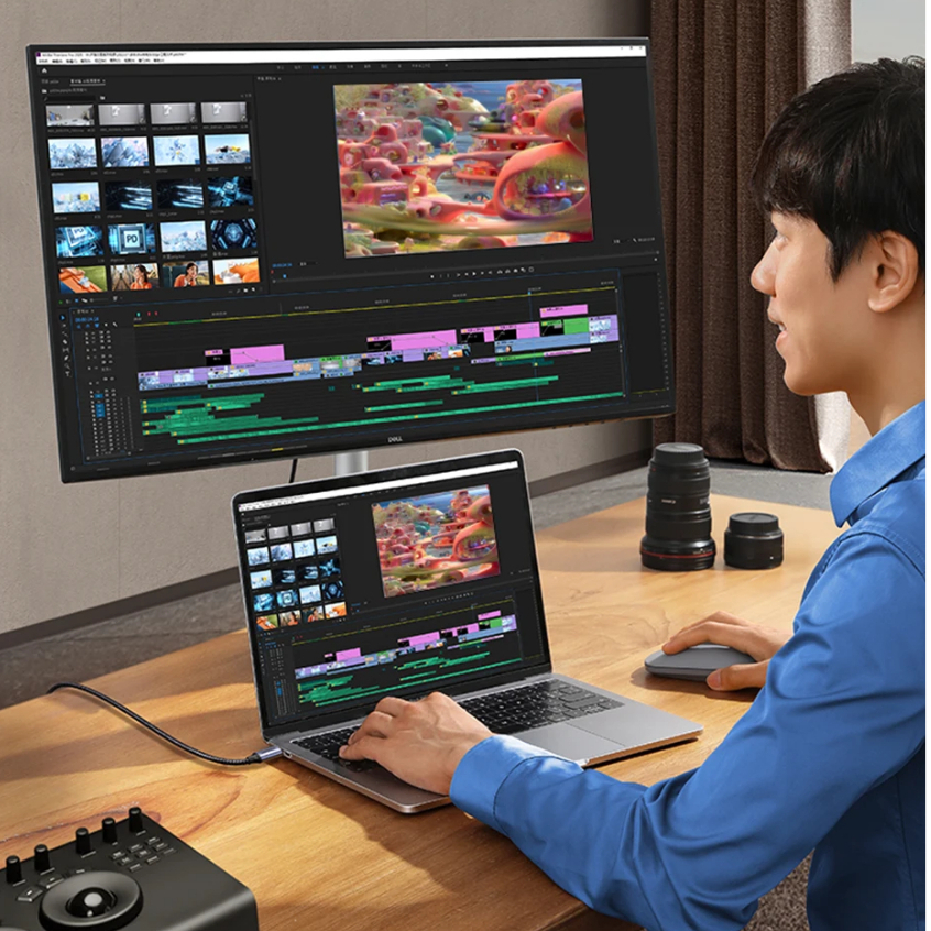 Cáp Type-C to HDMI Ugreen 4K 60Hz dây dù, đầu kim loại cho Usb C Macbook, iPad, Laptop cao cấp 50570 | BigBuy360 - bigbuy360.vn