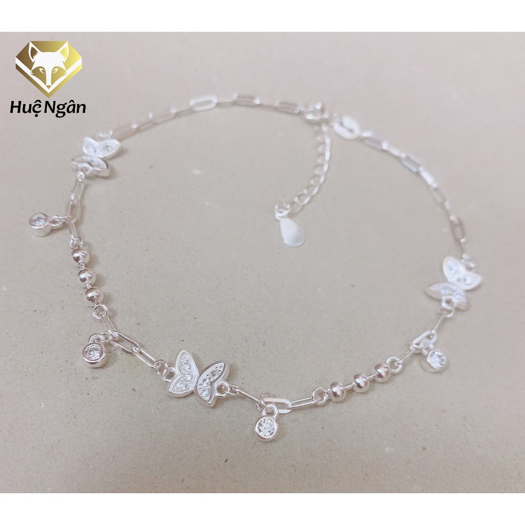Ảnh Lắc tay bạc 925 Huệ Ngân - Uyên Ương Hồ Điệp LT0168 1