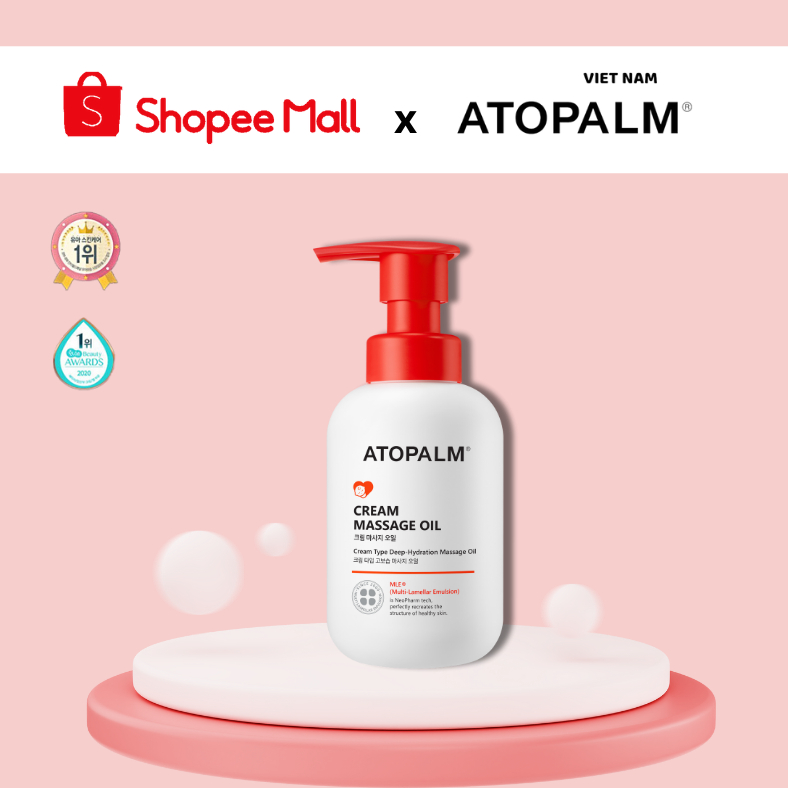 Ảnh Dầu Massage dạng kem Atopalm  200ML - ATOPALM CREAM MASSAGE OIL 2