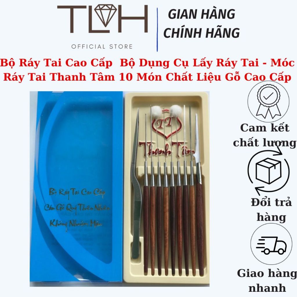 Bộ Ráy Tai Cao Cấp Bộ Dụng Cụ Lấy Ráy Tai - Móc Ráy Tai Thanh Tâm 10 ...