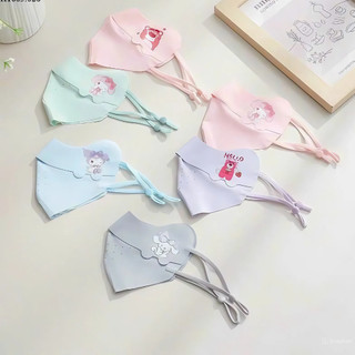 Khẩu trang chống tia UV cho bé, khẩu trang vải cho bé, khẩu trang 3D lụa băng UPF50+ cao cấp
