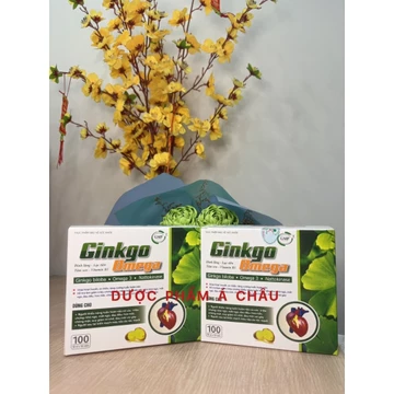 VIÊN UỐNG GINKGO OMEGA- ,GIÚP HOẠT HUYẾT,HỖ TRỢ TĂNG CƯỜNG TUẦN HOÀN NÃO - HỖ TRỢ LÀM GIẢM TRIỆU CHỨNG TUẦN HOÀN NÃO