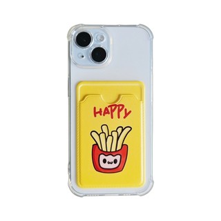 Ốp lưng iPhone Ví Trong suốt khoai tây chiên vàng cho Iphone 6/6s/7/8/x/xr/xs/11/12/13/14/15/pro/max - ct1708