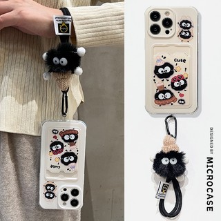 Ốp lưng iPhone Ví Trong suốt bồ hóng đen cho Iphone 6/6s/7/8/x/xr/xs/11/12/13/14/15/pro/max ct1712