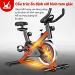 BG - Xe đạp tập thể dục tại nhà, máy tập thể dục Fitness, bánh đà phi 35cm ELITE 01 chỉ có giá đỡ — ảnh 3