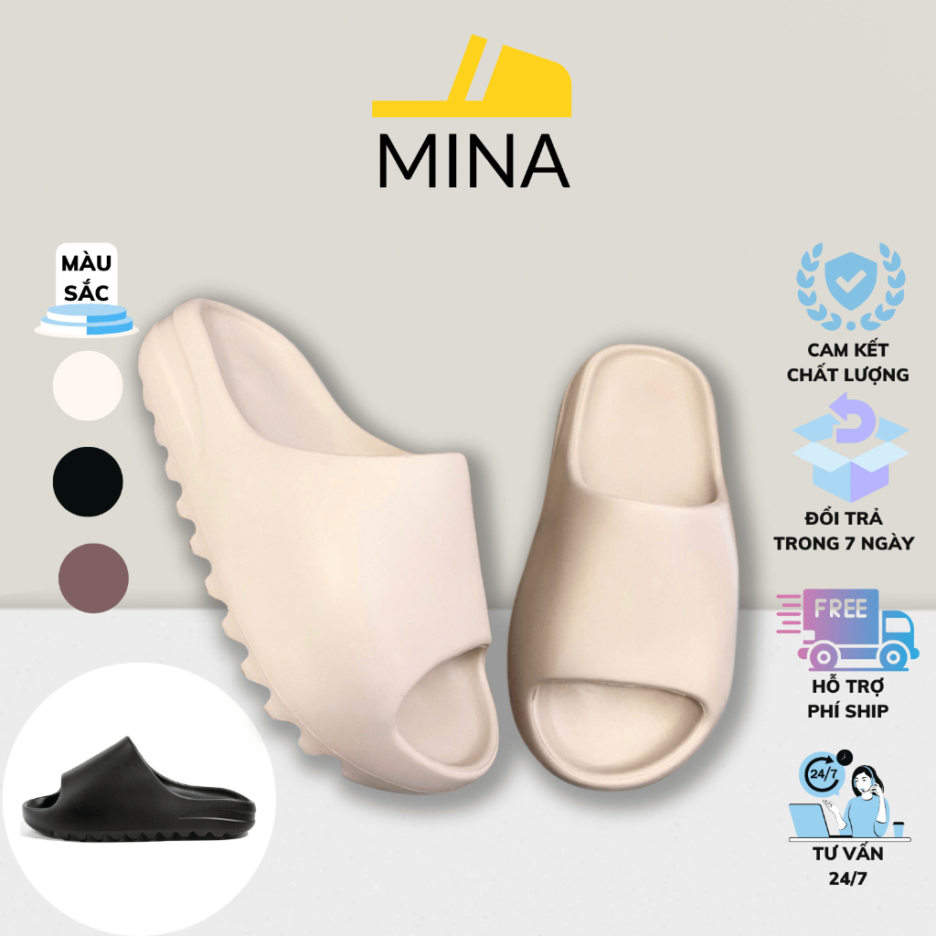 DÉP ĐÚC BÁNH MÌ UNISEX NAM NỮ YZ SIÊU NHẸ ÊM CHÂN_RUBISHOES