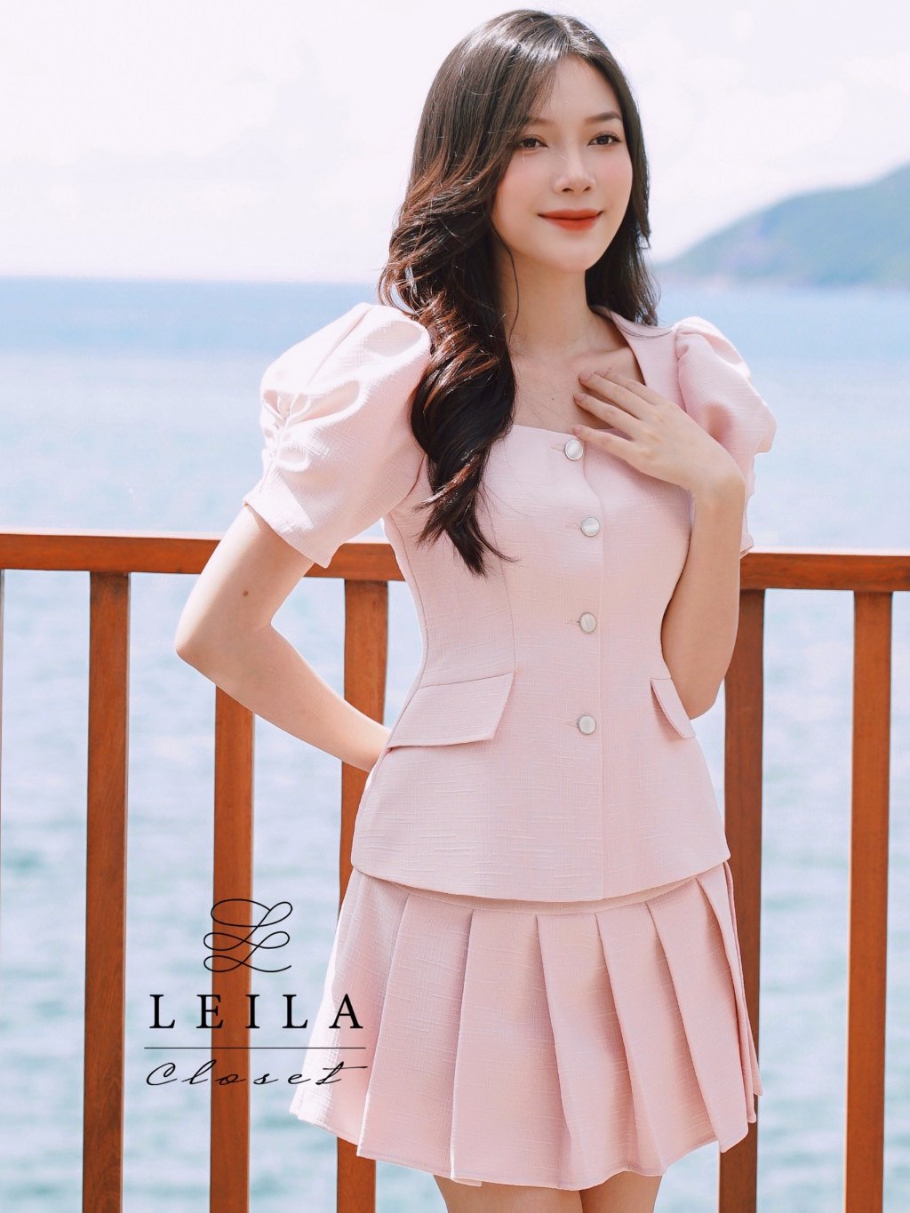 Ảnh LEILA CLOSET | Set thiết kế Lily áo, quần xếp li 3