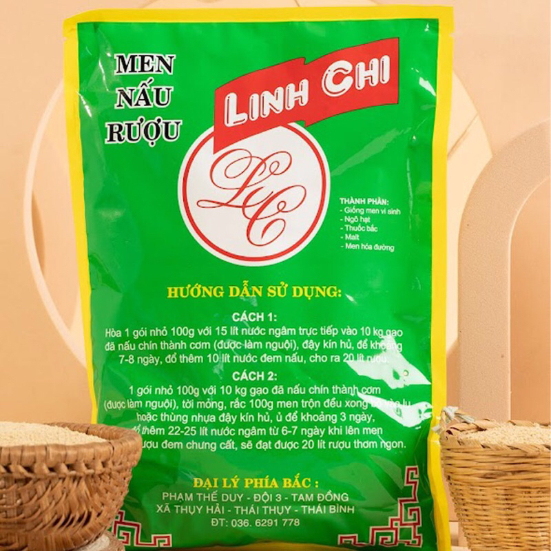 MEN NẤU LINH CHI – KLT 500G | Shopee Việt Nam