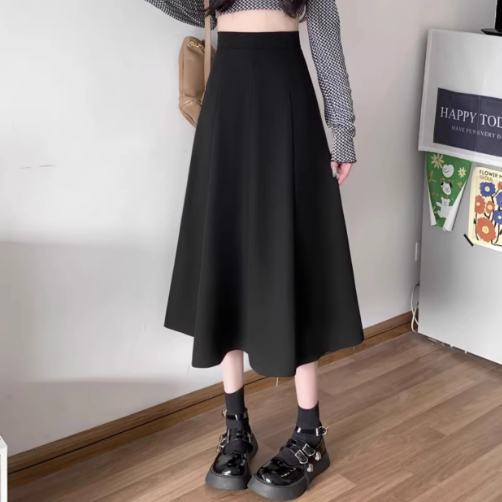 Chân váy xòe nhẹ ghép mảnh dài 70cm - SHOPNGOCTRANG19 - Chất liệu Vitex - Xòe Queen