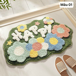 Thảm Lót Sàn Thấm Hút Tốt Thiết Kế Xinh Xắn Đáng Yêu 🌸 tuyển sỉ 🌸