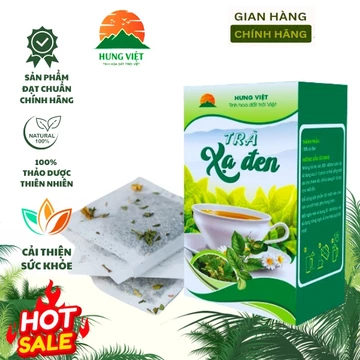 Trà thảo mộc xạ đen Hưng Việt 30 túi lọc tiện dụng, trà thiên nhiên