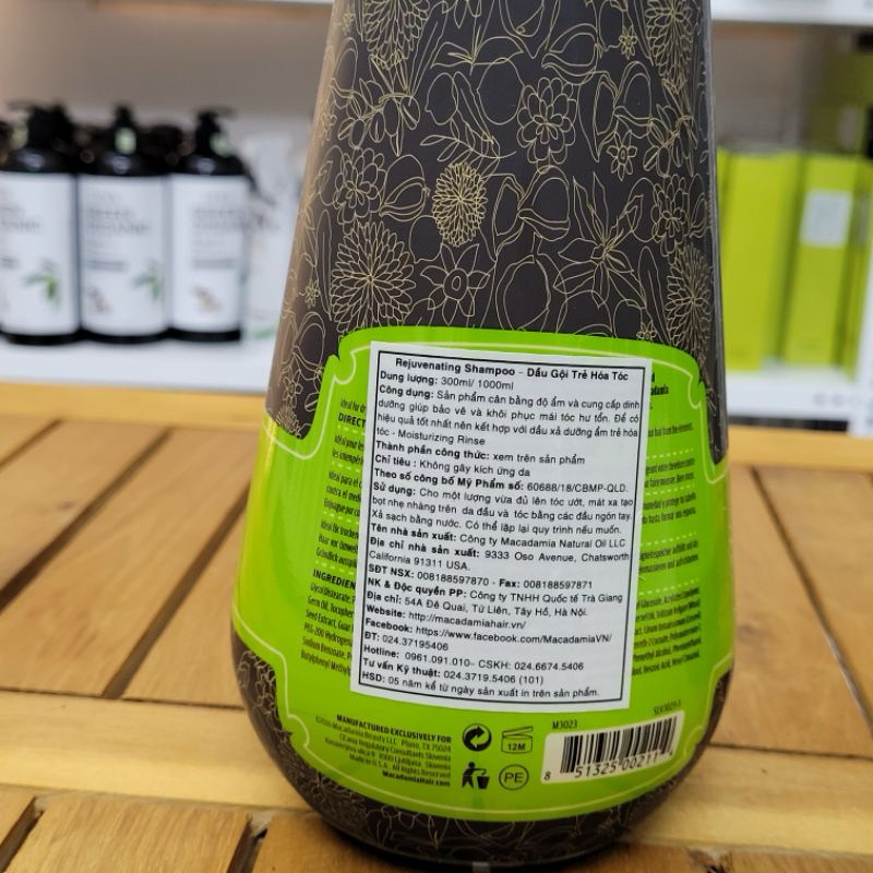 [Cty Trà Giang] Dầu Xả MỸ (USA) siêu mượt Macadamia Hair Trẻ Hoá Tóc, Dưỡng Ẩm Mềm Mượt 1000ml