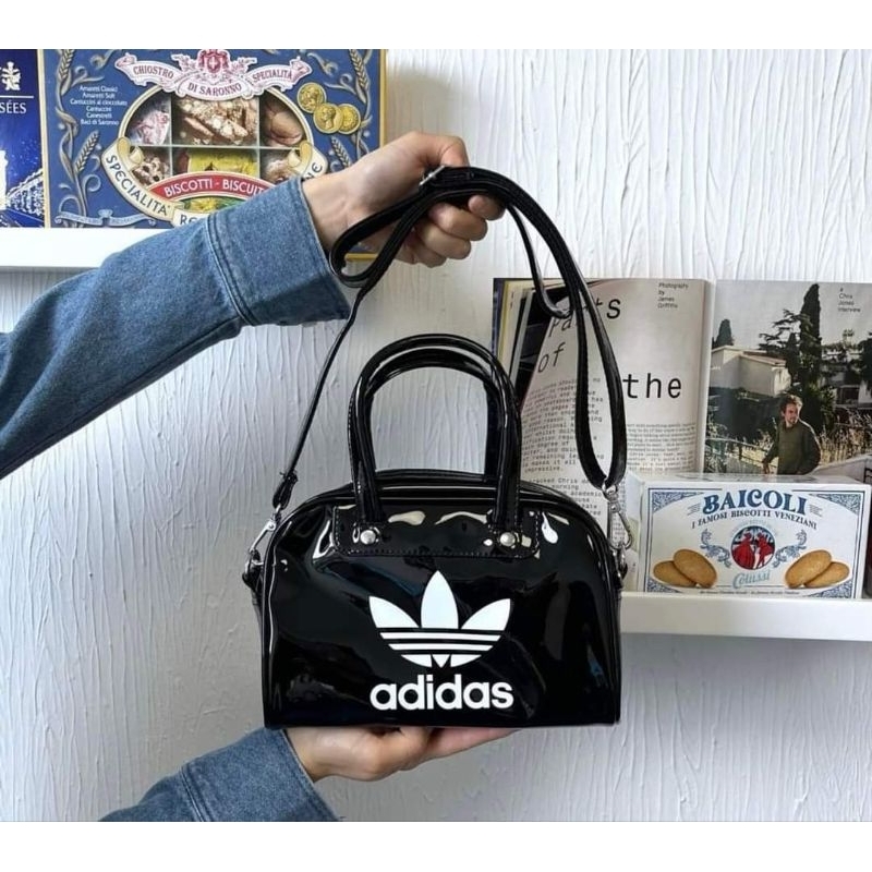 Chính Hãng Túi xách Adidas Adicolor Bowling Mini Đen IX7498