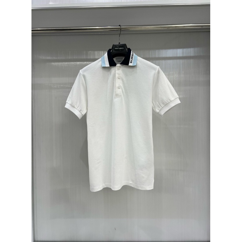 ⚡️[Hight Quality] Áo Polo Nam Bu1be11y Logo Detail Shirts - Họa Tiết Logo Trắng Phối Xanh Cao Cấp - Loại 1 Qccc Hottrend