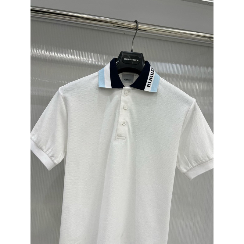 ⚡️[Hight Quality] Áo Polo Nam Bu1be11y Logo Detail Shirts - Họa Tiết Logo Trắng Phối Xanh Cao Cấp - Loại 1 Qccc Hottrend