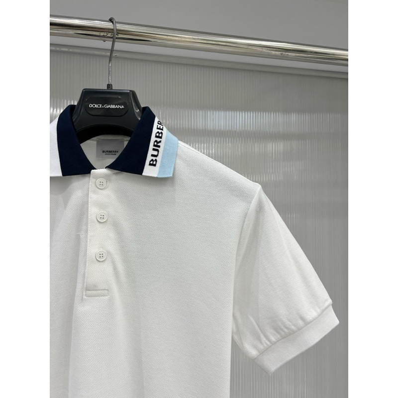 ⚡️[Hight Quality] Áo Polo Nam Bu1be11y Logo Detail Shirts - Họa Tiết Logo Trắng Phối Xanh Cao Cấp - Loại 1 Qccc Hottrend