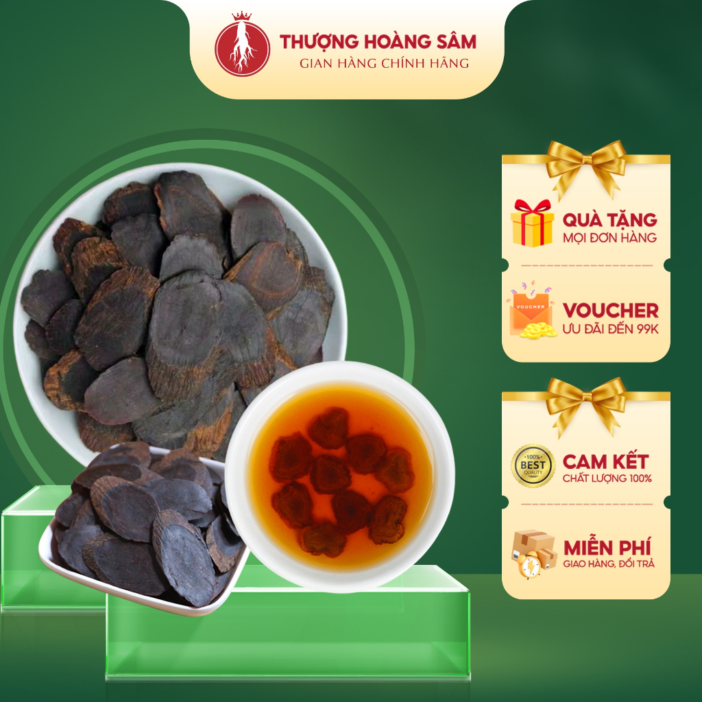 Hắc Sâm Thái Lát Hàn Quốc Thượng Hạng - Hắc Sâm, Huyền Sâm Hàn Quốc - Thần Dược Cho Sức Khỏe Vàng - Thượng Hoàng Sâm