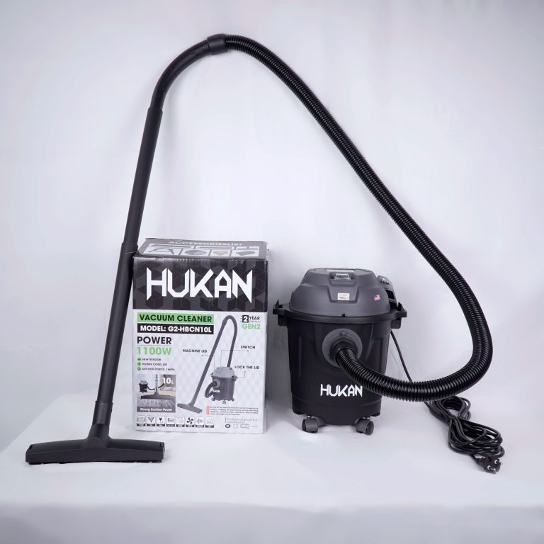 Máy Hút Bụi Công Nghiệp HUKAN G2-HBCN10L|Công suất 1100W, Dây 8m, Hút Nước, Hút Thảm, Hút Bụi Mịn, Vệ Sinh Giường,...