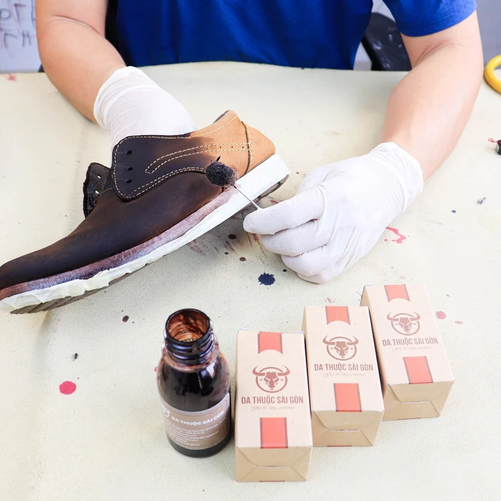 Combo thuốc nhuộm giày da hàng nhập Italy không phai màu khi sử dụng - Longdo Leather