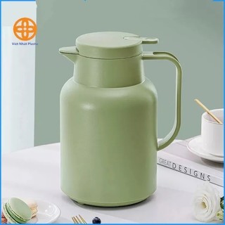 Bình thuỷ giữ nhiệt nóng lạnh Hokori 1l5 (3982) nhựa Việt Nhật cao cấp nắp ấn thông minh