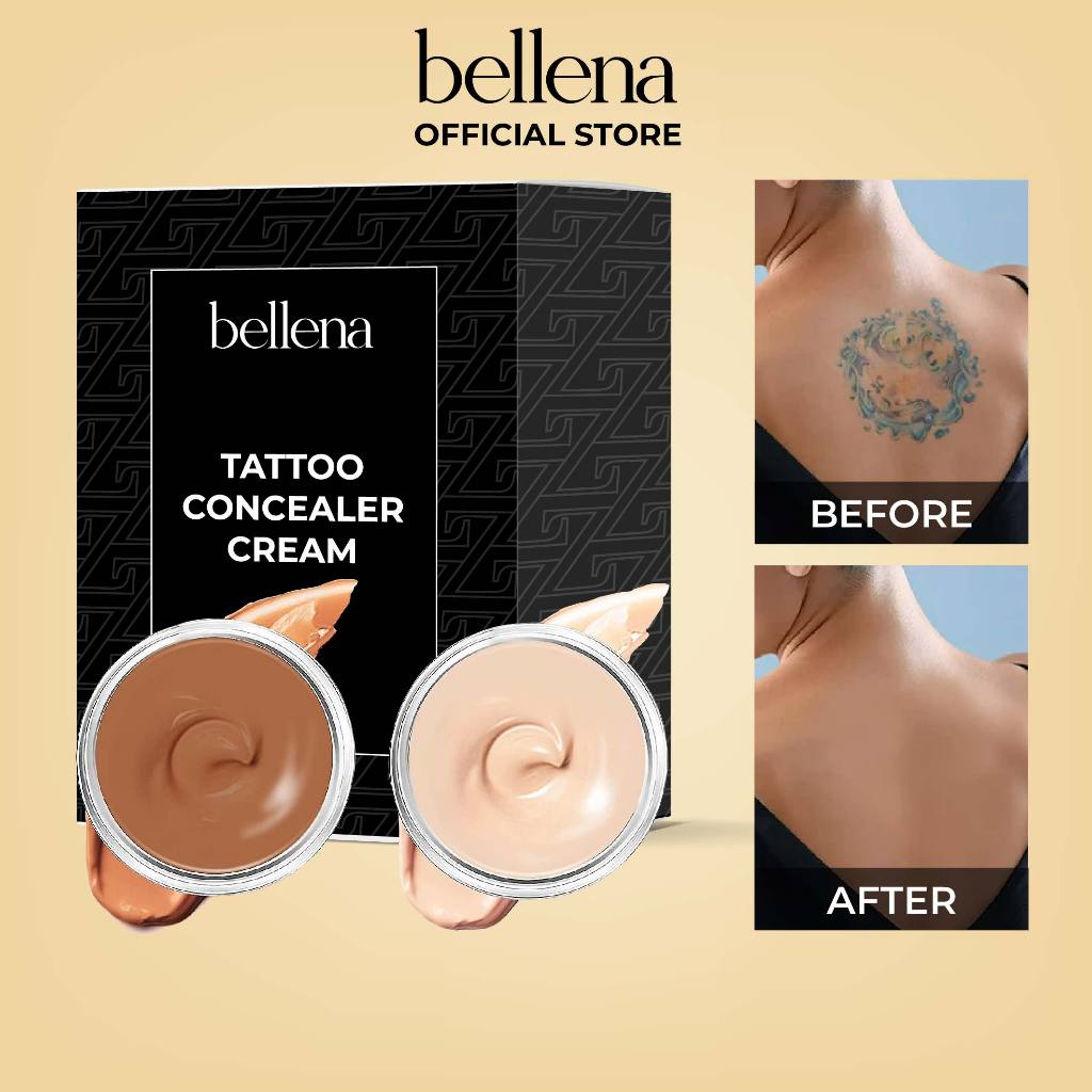 Kem che hình xăm khuyết điểm sẹo chống nước Bellena Tattoo Concealer Cream