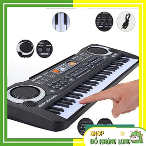 Đàn Piano Điện Tử Đàn Organ 61 Phím Cho Bé Tặng Kèm Mic Hát Karaoke Nhiều Chức Năng Cho Bé Mới Tập Đàn - BỐ KHỦNG LONG