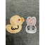 patch vải ủi nhiệt thêu hình thời trang thỏ vịt dễ thương