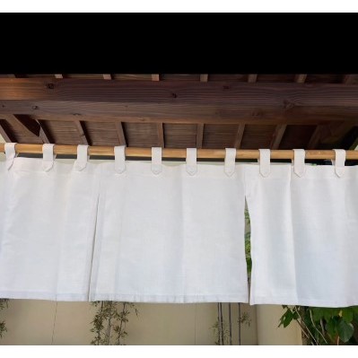 (RÈM NOREN_VẢI THÔ MỘC C55CM) Rèm cửa phong cách Nhật vải họa tiết. Màn ...