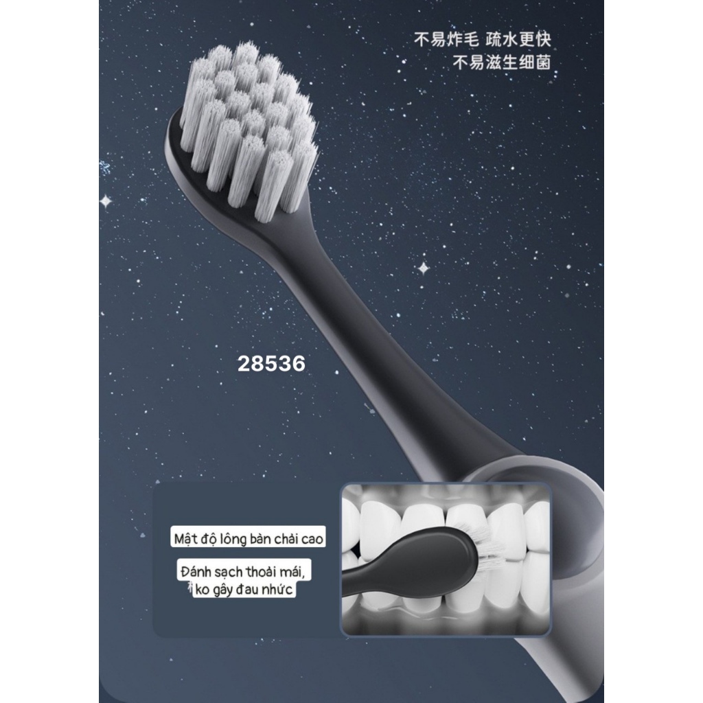 Combo 6 bàn chải Space Brush cho bé trai bé gái 3-12y (   hot)