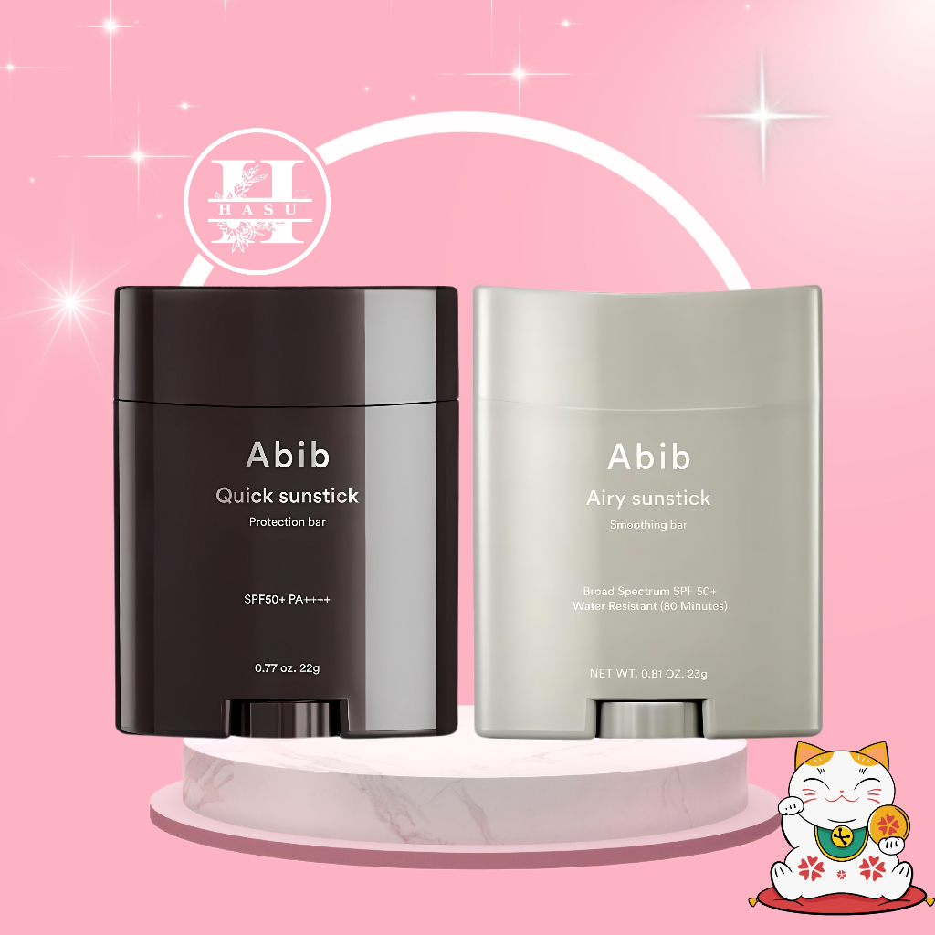 Thanh Lăn Chống Nắng Cho Da Mụn Nhạy Cảm, Chống Nước Abib Quick Sunstick Protection, Airy Sunstick Smoothing Bar SPF50+