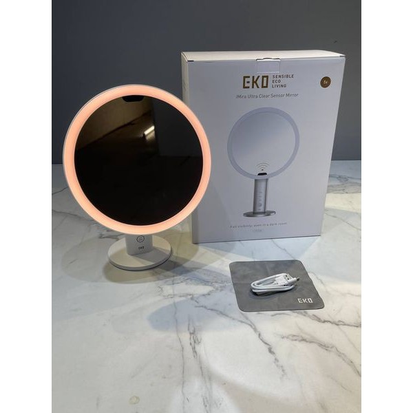 Gương cảm biến thông minh EKO EK5288WH-5X-E iMira Ultra clear màu trắng ngọc trai - 𝐌𝐀𝐃𝐄 𝐅𝐎𝐑 𝐄𝐔, 𝐔𝐒 𝐌𝐀𝐑𝐊𝐄𝐓