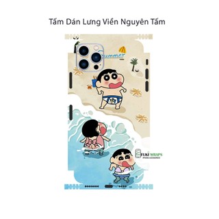 Tấm dán Skin Mặt Sau Mẫu Shin MS04 FULL VIỀN 15promax , 14promax , 13promax , 12promax , 11promax  - FukiShop