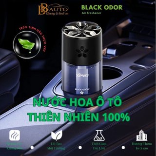 Nước hoa ô tô cao cấp CHÍNH HÃNG BLACK ODOR 100% từ thiên nhiên, an toàn lưu hương lâu để ô tô, phòng ở BO 13