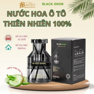 Nước hoa ô tô CHÍNH HÃNG BLACK ODOR an toàn thân thiện lưu hương để ô tô, phòng BO-12